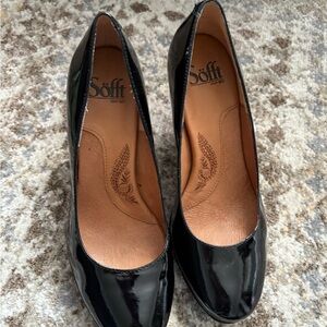 Sofft Glossy Black Heels